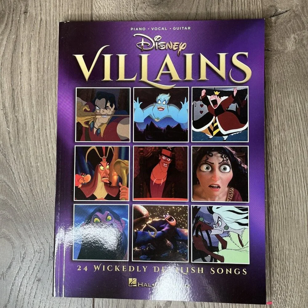 Disney Villains Sheet Music 24 Wickedly Devilish Songs Piano Vocal Hal Leonard - Picture 3 of 5